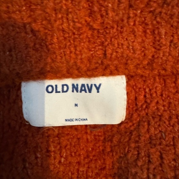 Old Navy Womens Chunky Sweater Medium Scandi Fisherman Forest Bohemian Indie - Picture 4 of 6